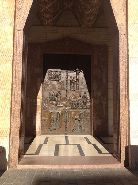 Main door to the church