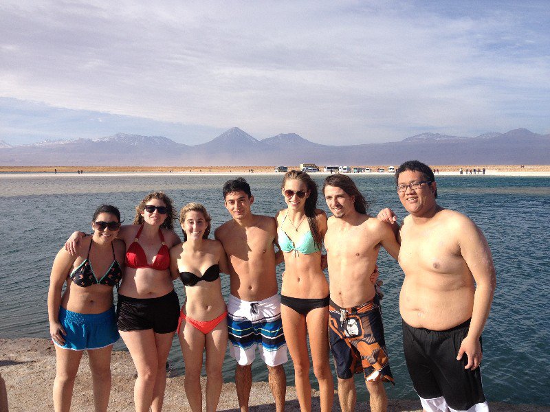 After jumping in the Salt Flats