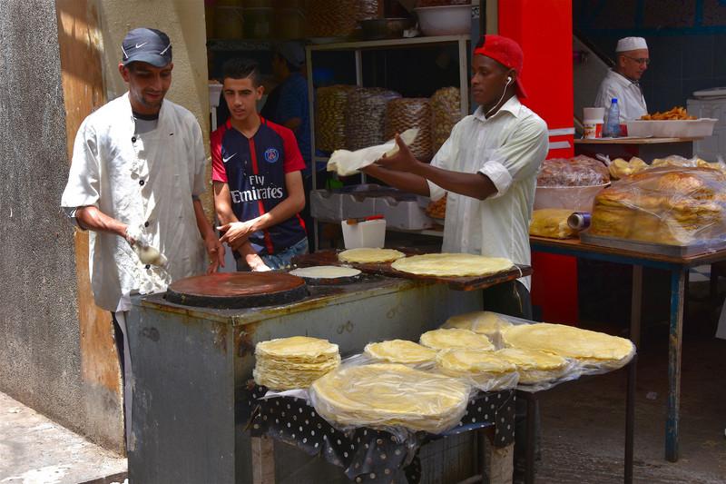Pastry makers for Pastilla, Rabat