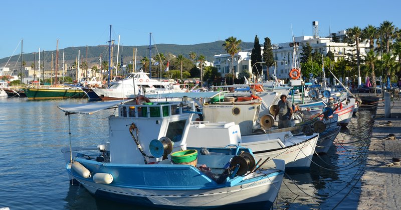 Kos Town harbour