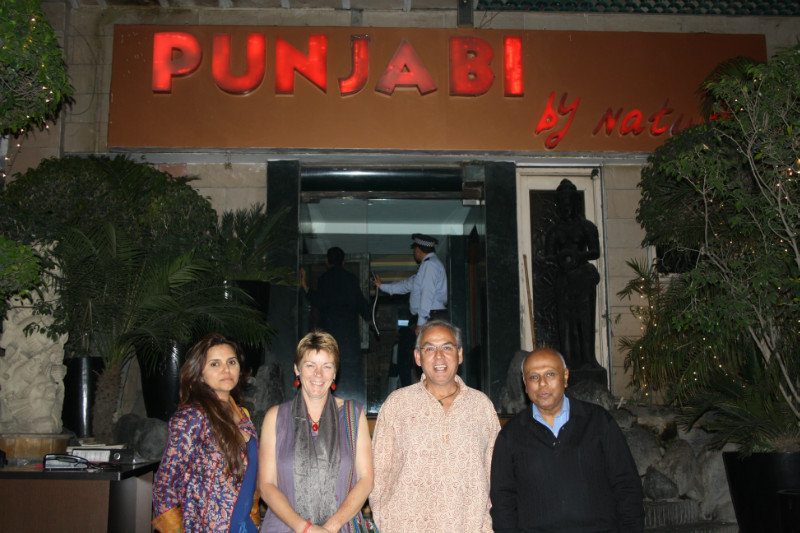 Dinner with Tony and Parul, Delhi