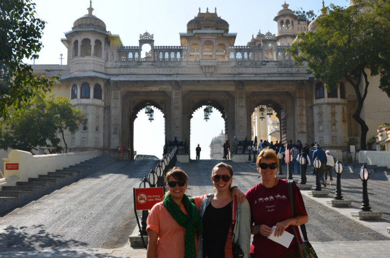 Entrance to the City Palace Udaipur