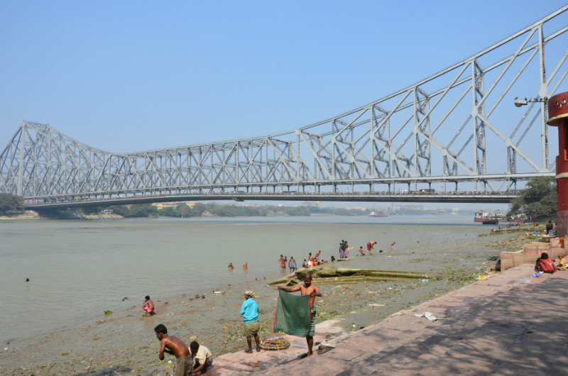 Howrah Bridge from The Ghats