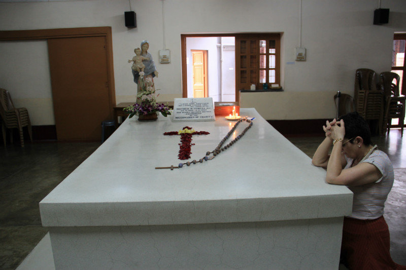 Mother Theresa's tomb
