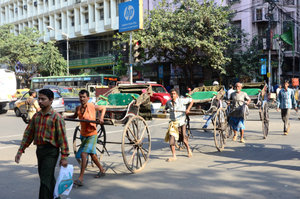 Three in a row - Rickshaws
