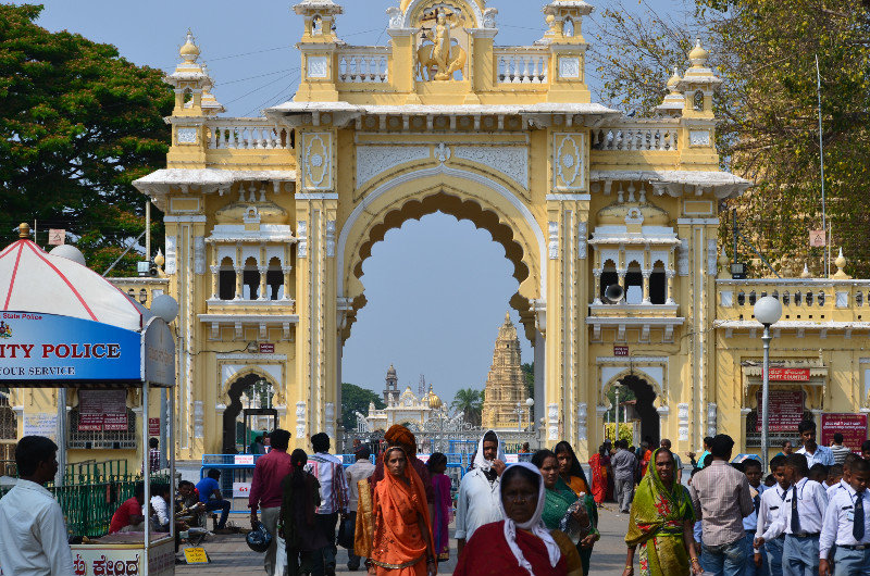 Entrance to Mysore Palace