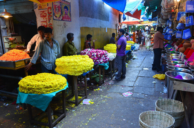Inside Devaraja market Mysore