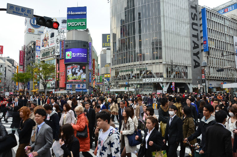 Shibuya - the busiest crossing in the world