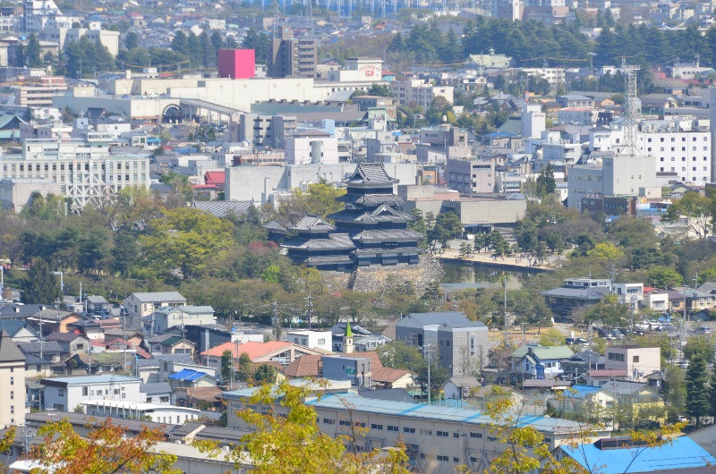 Matsumoto centre from Johyama Park