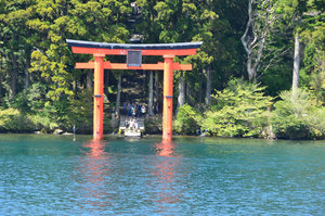 Shrine on Lake Ashi, Hakone