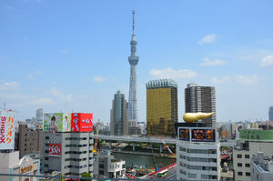 View from Tourist Centre of Sky Tree Tower