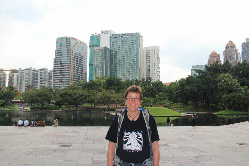 Behind the Twin Towers - Kuala Lumpur