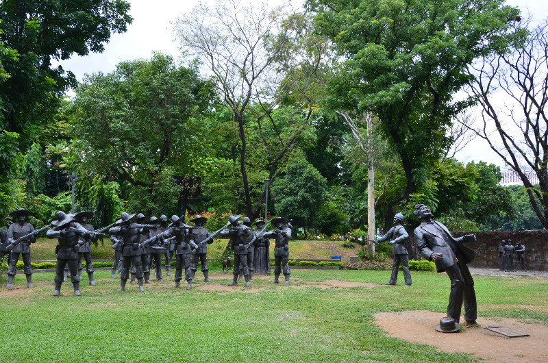 Depiction of Jose Rizal's execution - Manila