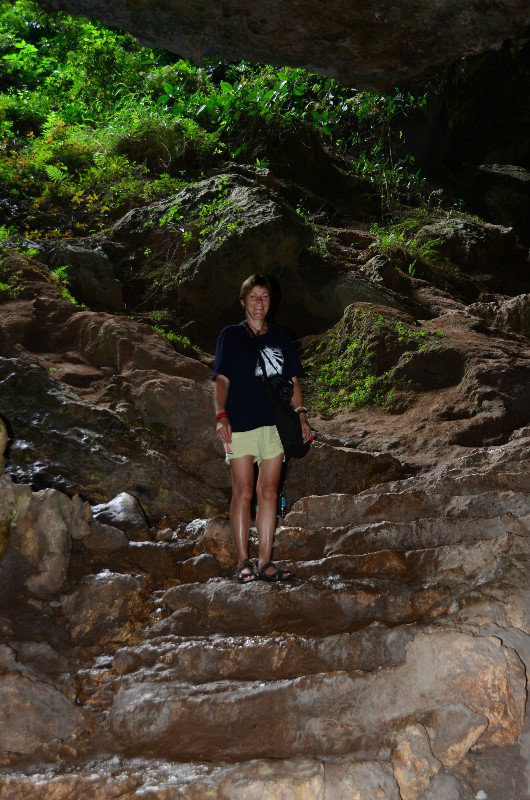 C at the entrance of Sumaging Cave