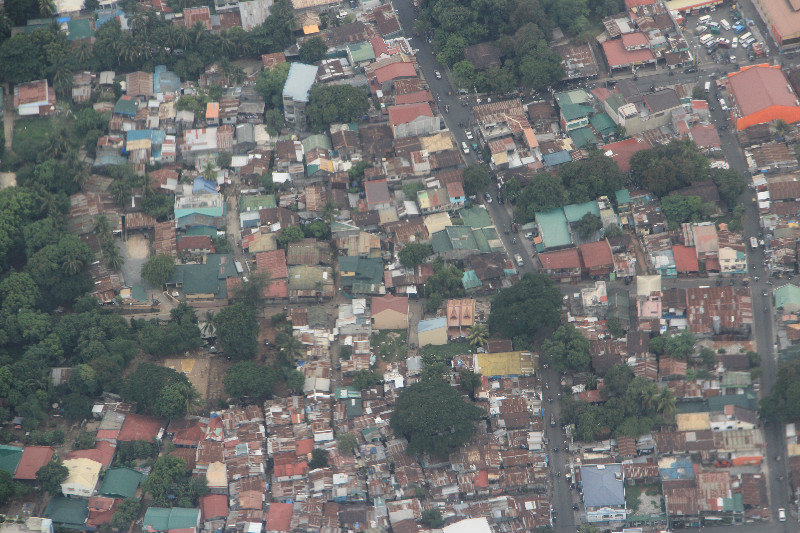 Shanty Towns and residential areas Manila