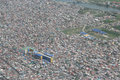 Pasig City Manila from the air 