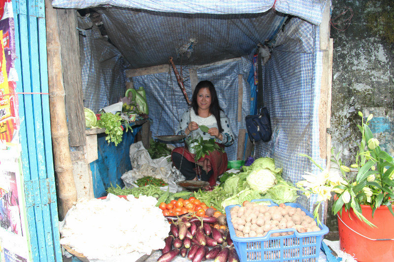 Local Fruit and Veg stall - Darjeeling