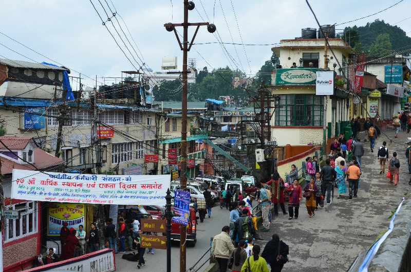The start of The Mall - Darjeeling