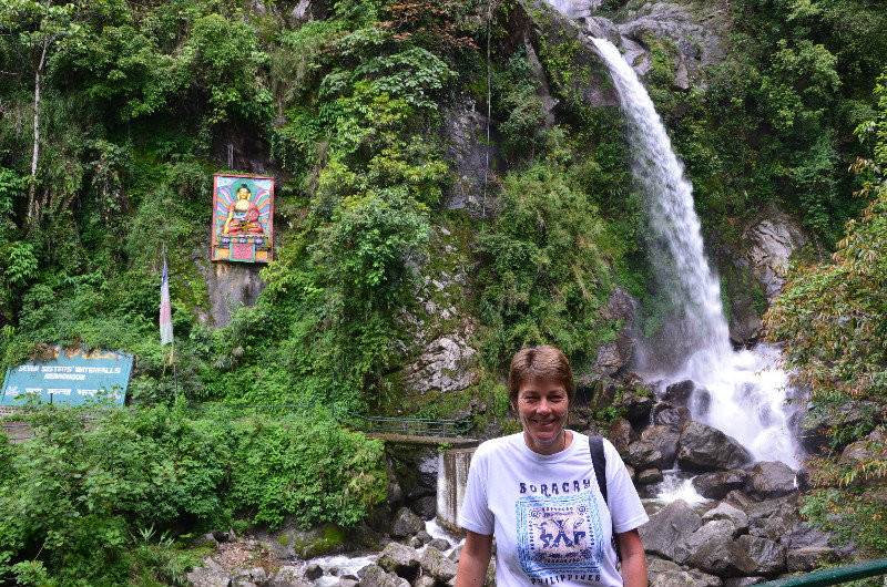 Seven Sisters Waterfalls on the way to North Sikkim