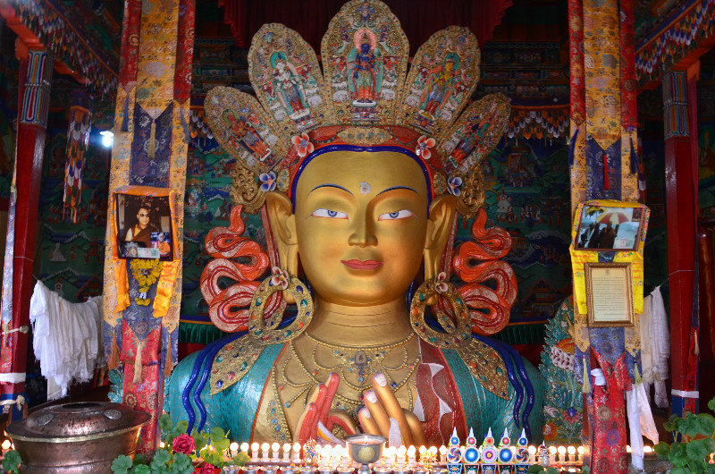 The 14m Budhha - Thiksey Gompa - Leh