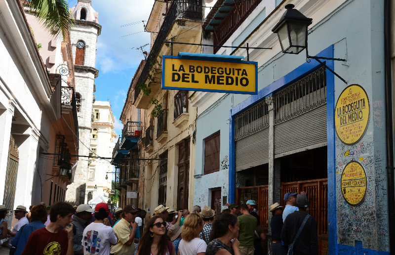 Papa Hemingway was here so the tourists pile in - Havana