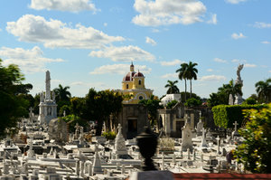 The famous cemetery in Havana