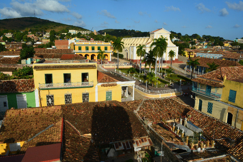 Roof top view of Plaza Mayor - Trinidad