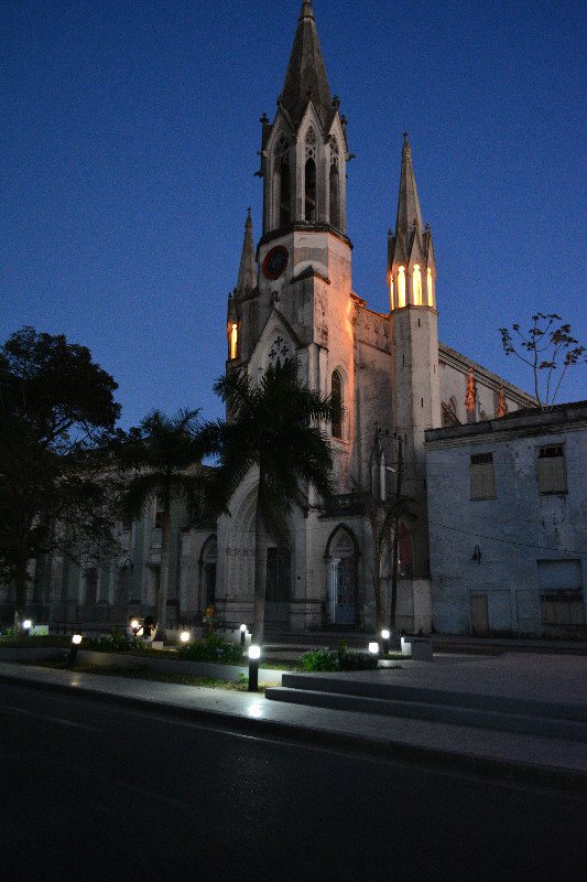 Church in Parque Marti, Camaguey