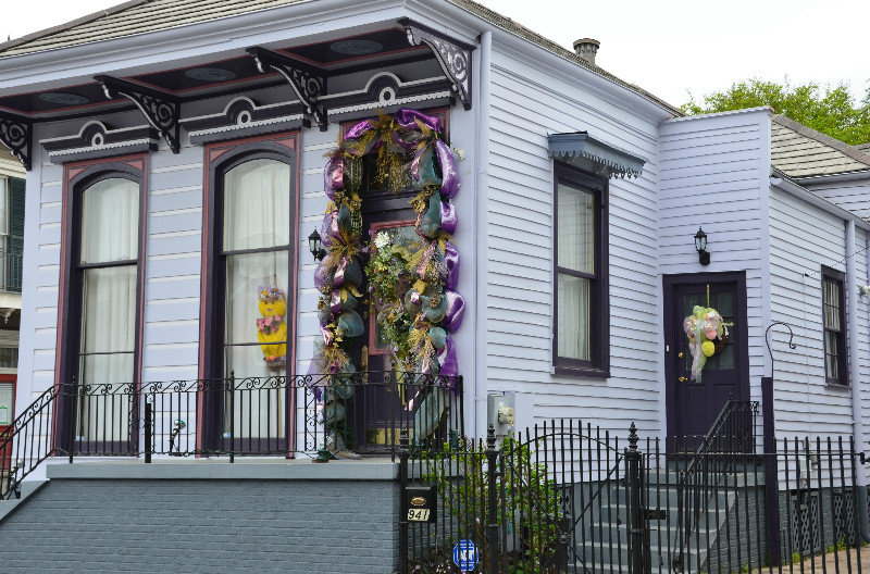 Decorated Houses - The french Quarter