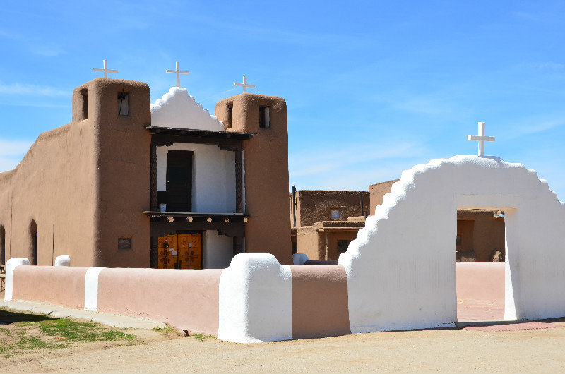 Taos pueblo - new church