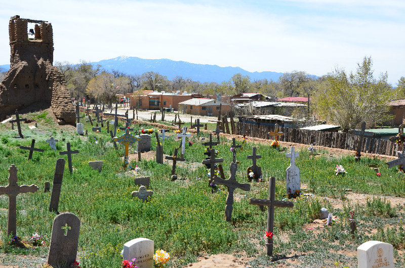 The old Mission and Cemetery - Taos Pueblo