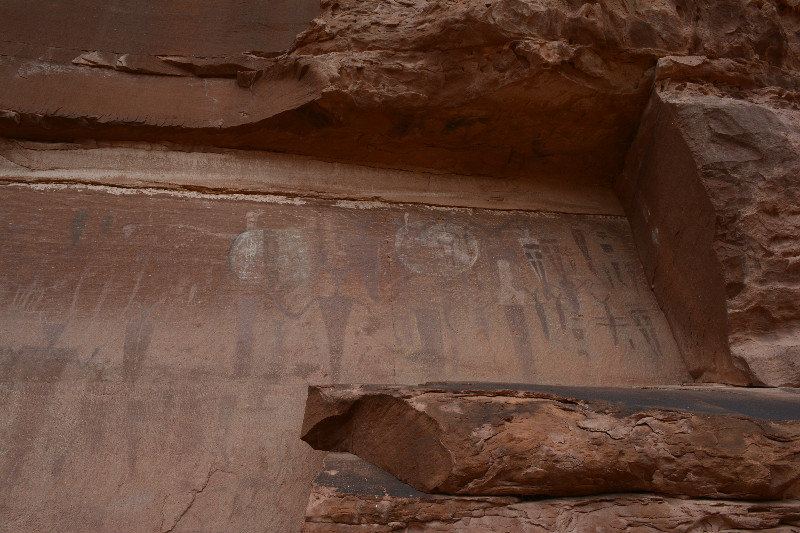 Petroglyphs at Moab