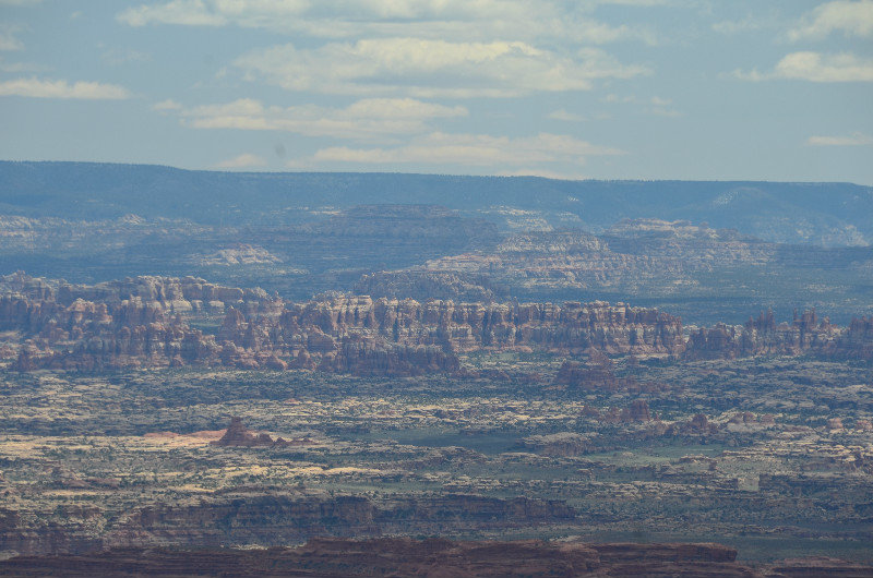 The Needles from a distance - Canyonlands