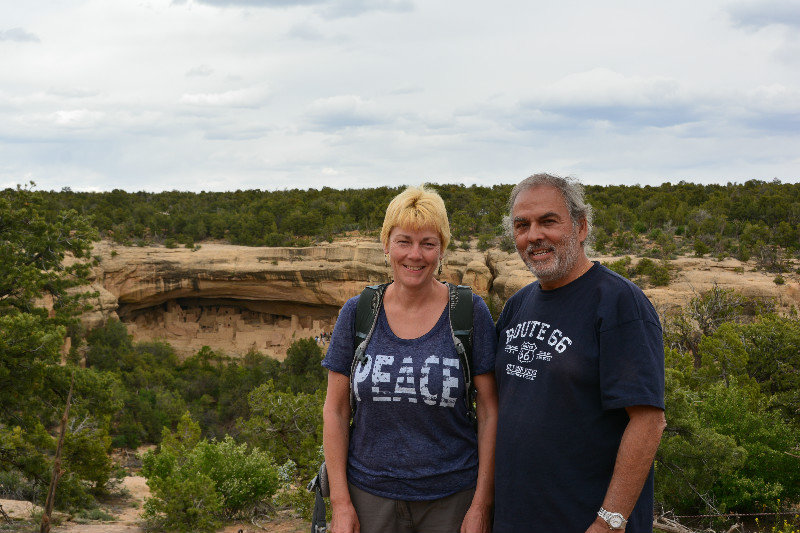 Cliff Palace in the background - Mesa Verde