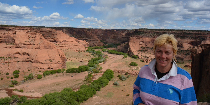C at a Canyon De Chelly Overlook