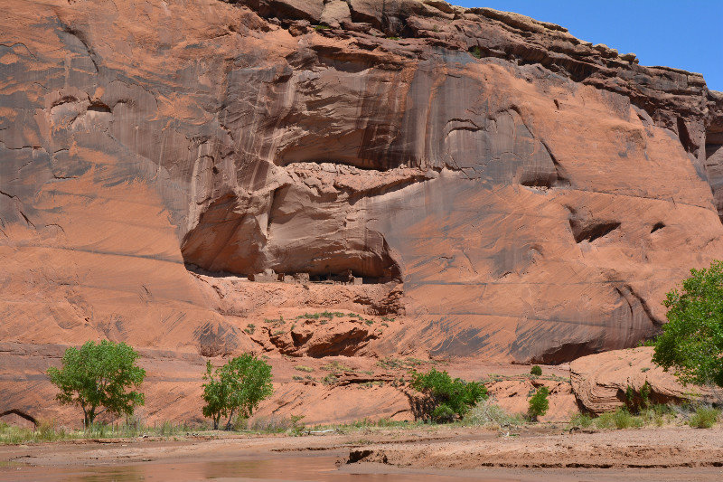 Cliff Dwellings in Canyon De Chelly