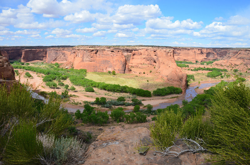 The inside of Canyon De Chelly
