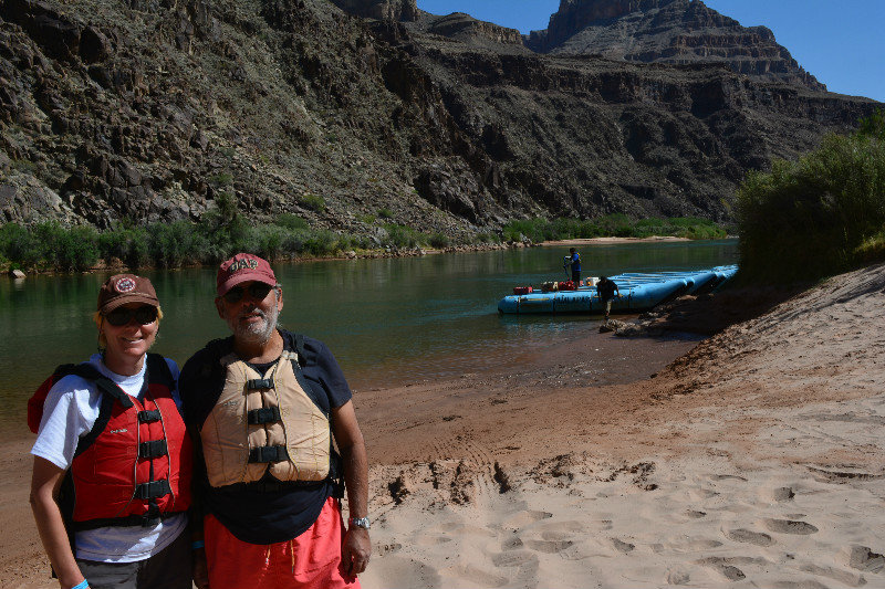 All aboard - ready to raft the Grand Canyon