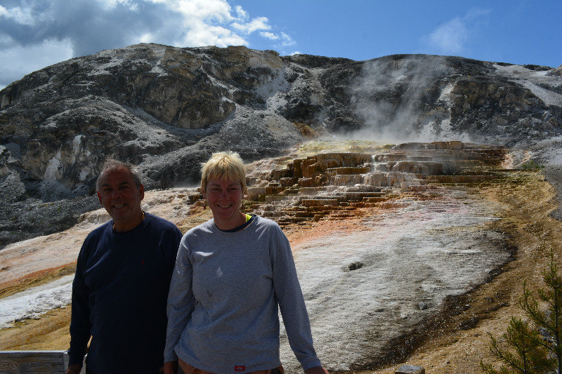 At the Lower Terraces - Mammoth Hot Springs