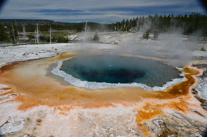 Upper Geyser Basin with another view.