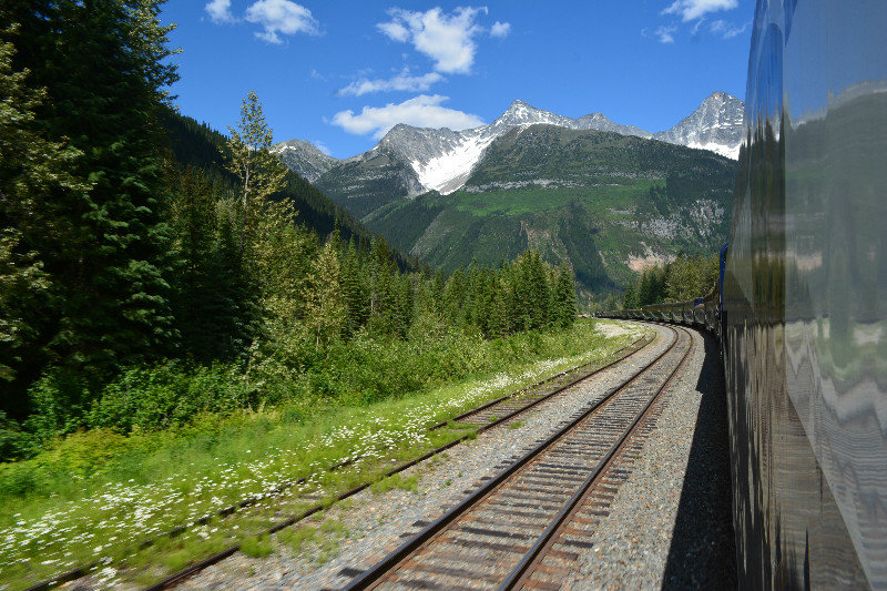 The Rocky Mountaineer gets us towards the Rockies