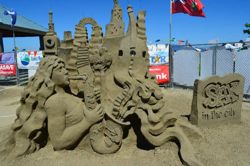 Parksville sand sculptures