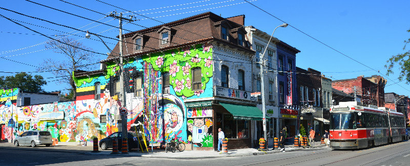 Queen Street West - colourful & happening