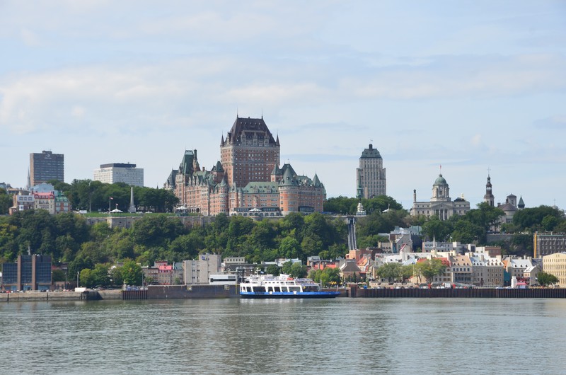 Quebec City from the River Lawrence