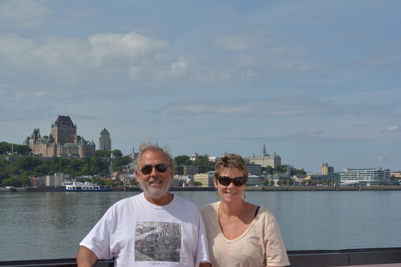 The view of QC from the Ferry to Levi
