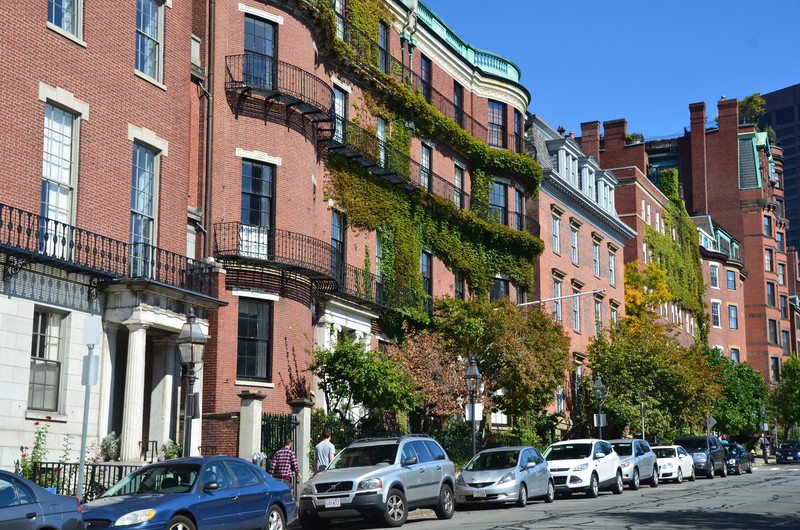 Beacon Hill - the most exclusive street in Boston