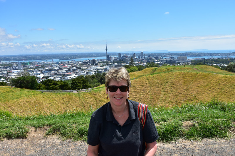 View at the top of Mount Eden - Akl
