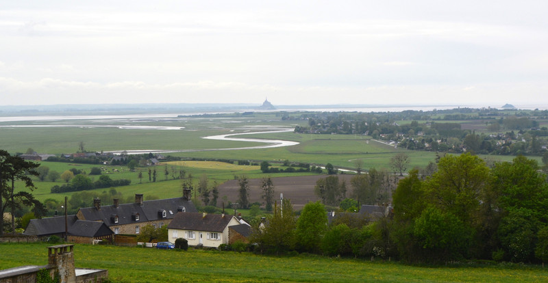 Mont St Michel (if you don't blink!)