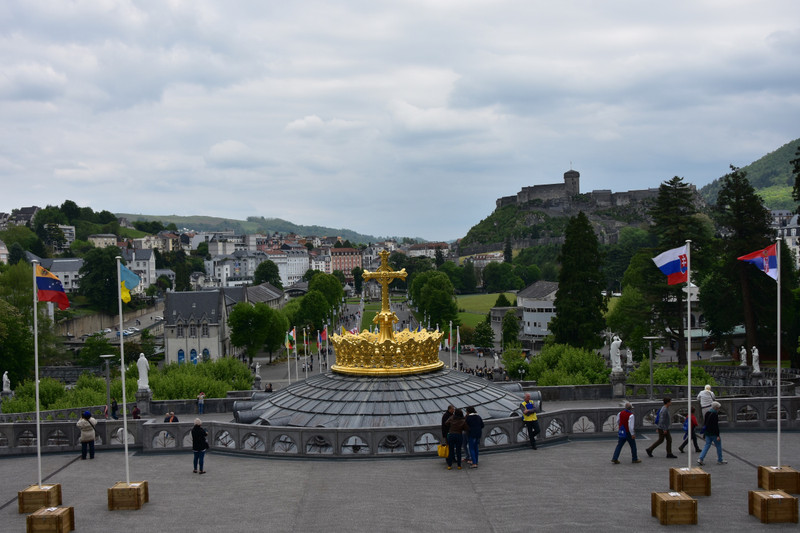 The view from the Basilica - Lourdes
