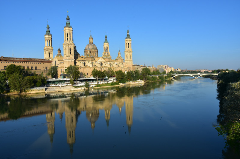 The beautiful Cathedral in Zaragoza